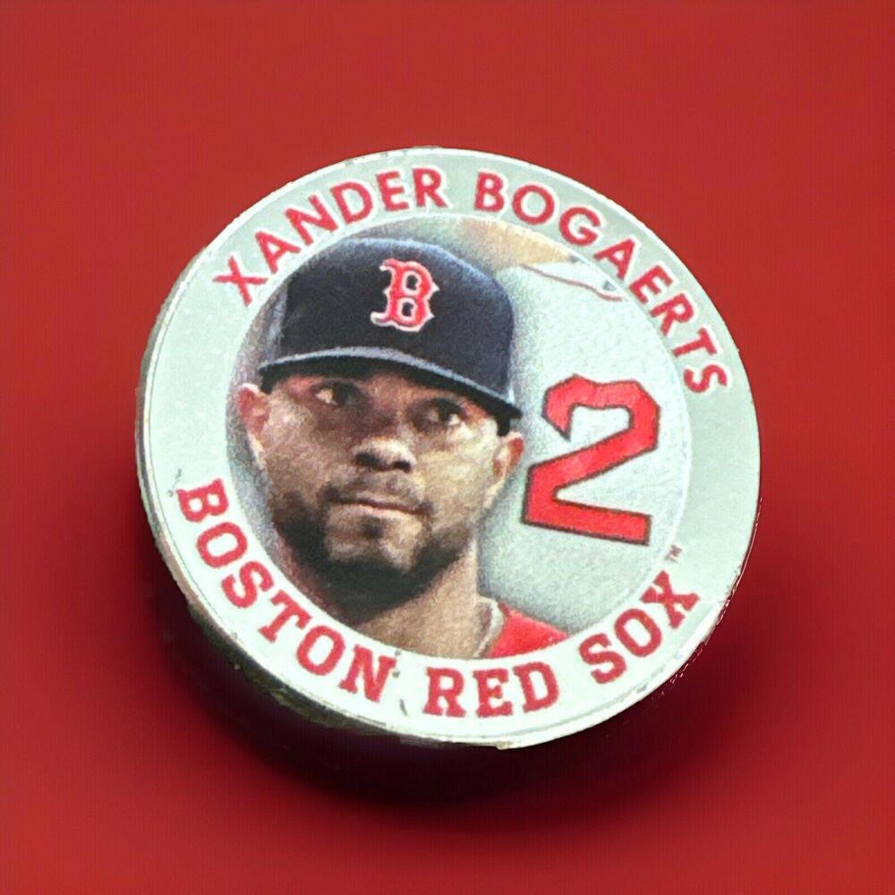 1/300 Highland Mint Silver Plate Xander Bogaerts Red Sox Baseball 39mm Coin